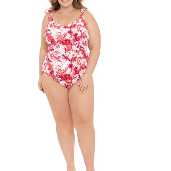 Time and Tru one piece swimsuit size 16-18 XLarge - Picture 1 of 12